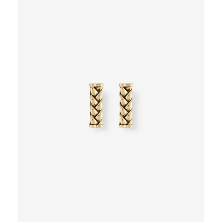 Buddha to Buddha Gold Ohrringe | Goldschmuck-Ohrstecker George Gold 14kt