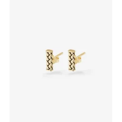 Buddha to Buddha Gold Ohrringe | Goldschmuck-Ohrstecker George Gold 14kt