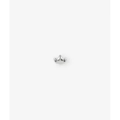 Buddha to Buddha Silber Ohrringe | Silberschmuck-Ohrstecker Lotus Flatback Silber Single Piece