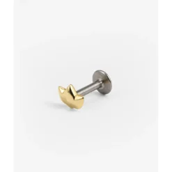 Buddha to Buddha Goldketten | Gold Ohrringe-Ohrstecker Lotus Flatback 14kt Single Piece