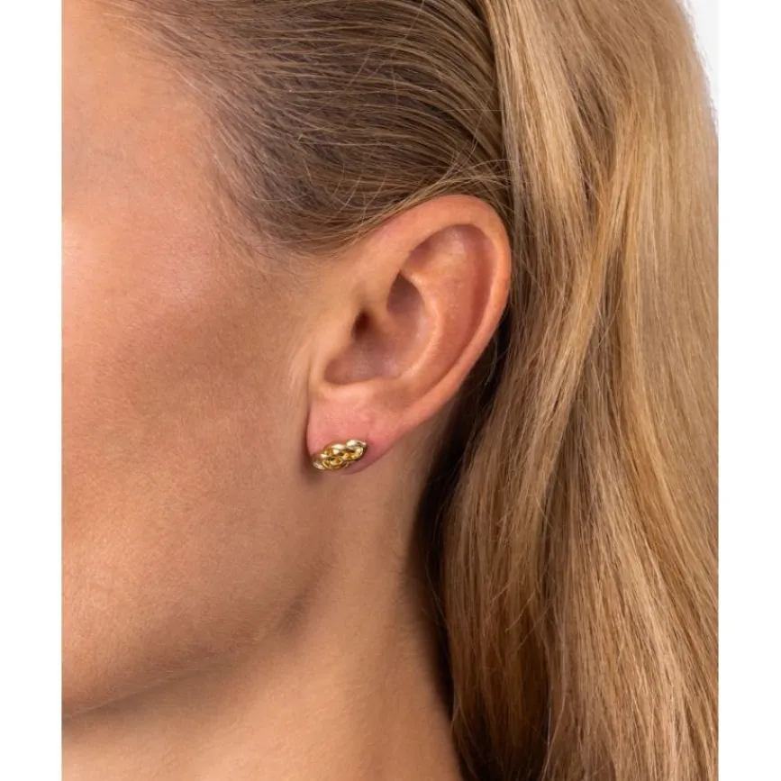 Buddha to Buddha Vergoldete Ohrringe | Premium Gold Plated Jewelry-Ohrstecker Nathalie Vergoldet