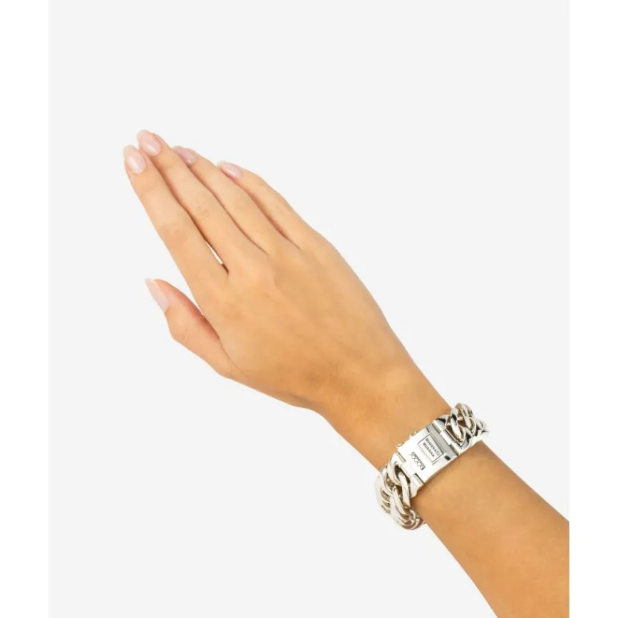 Buddha to Buddha Gravierbarer Armbänder | Silber Armbänder-Panzerarmband Chain Big