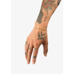 Buddha to Buddha Gravierbarer Armbänder | Golden Armbänder-Permanentes Armband 14kt