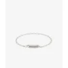 Buddha to Buddha Gravierbarer Armbänder | Silber Armbänder-Permanentes Armband Link Silber