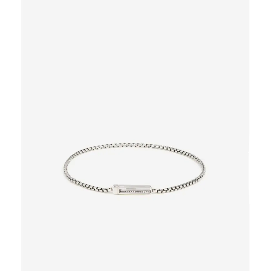 Buddha to Buddha Gravierbarer Armbänder | Silber Armbänder-Permanentes Armband Venetian Silber