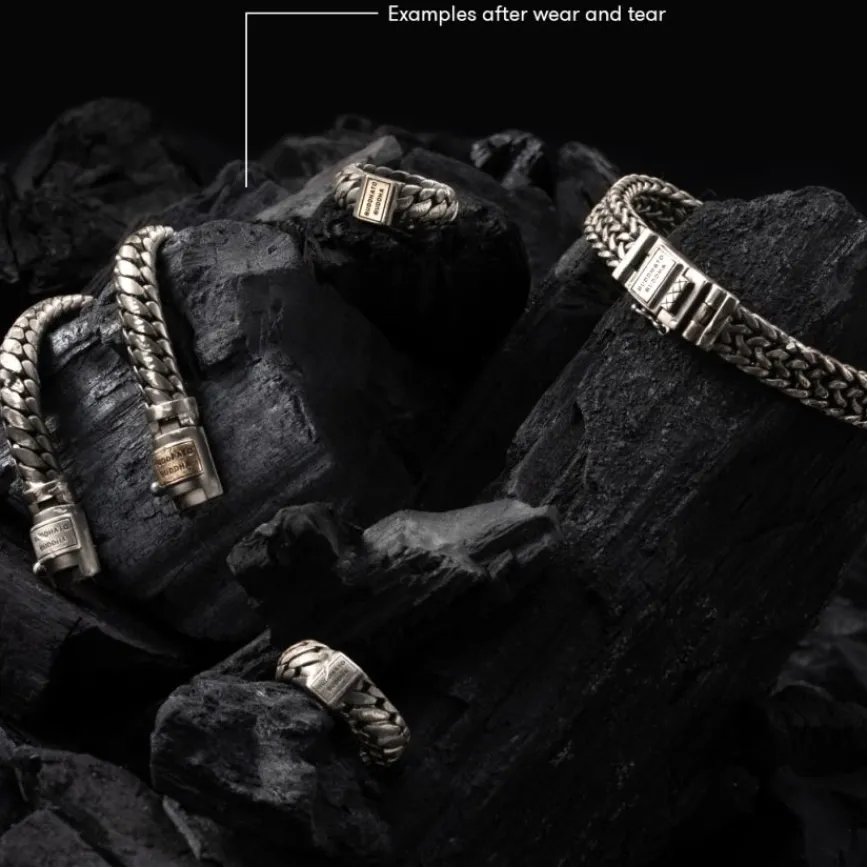 Buddha to Buddha Silber Ringe | Black Rhodium Schmuck-Ring Ben Small Schwarz Rhodium Silber