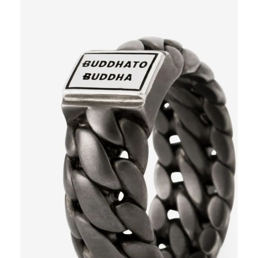 Buddha to Buddha Silber Ringe | Black Rhodium Schmuck-Ring Ben Small Schwarz Rhodium Silber