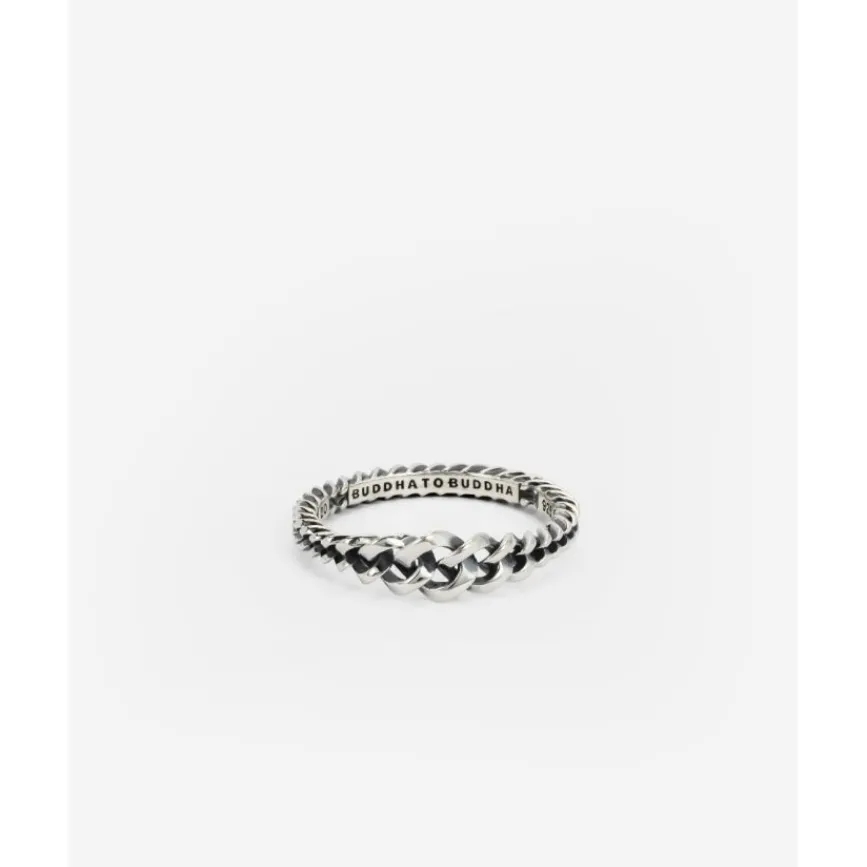Buddha to Buddha Silber Ringe | Silberschmuck-Ring Chain Gradient Silber