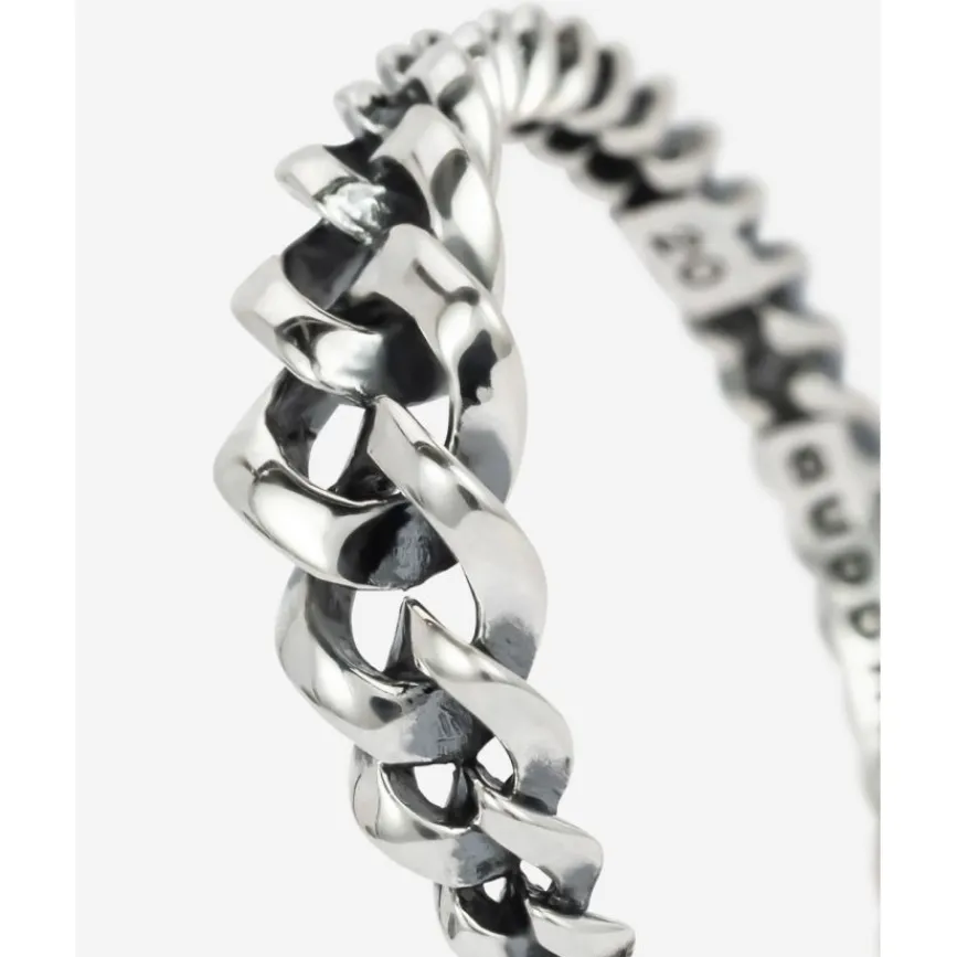 Buddha to Buddha Silber Ringe | Silberschmuck-Ring Chain Gradient Silber