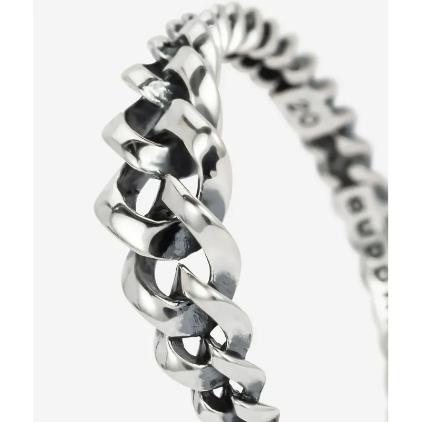 Buddha to Buddha Silber Ringe | Silberschmuck-Ring Chain Gradient Silber