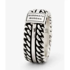 Buddha to Buddha Silber Ringe | Silberschmuck-Ring Chain Textur
