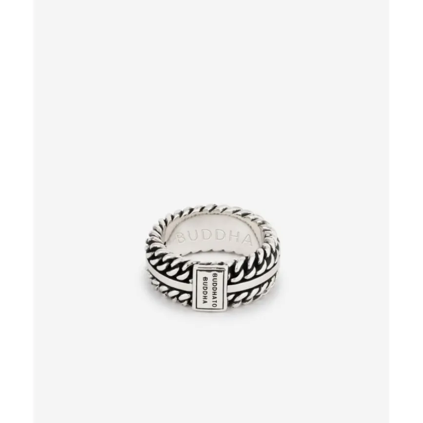 Buddha to Buddha Silber Ringe | Silberschmuck-Ring Chain Textur