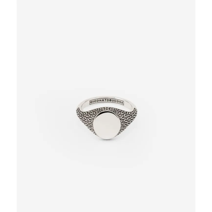 Buddha to Buddha Gravierbarer Ringe | Silber Ringe-Ring Ellen Signet Silber