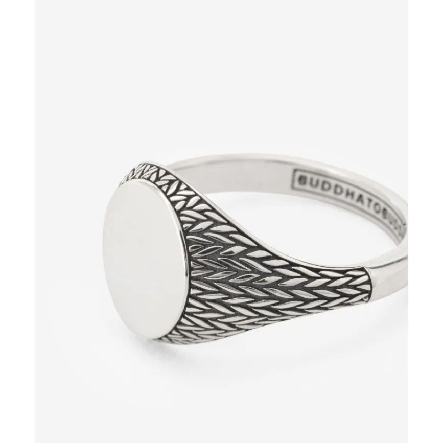 Buddha to Buddha Gravierbarer Ringe | Silber Ringe-Ring Ellen Signet Silber