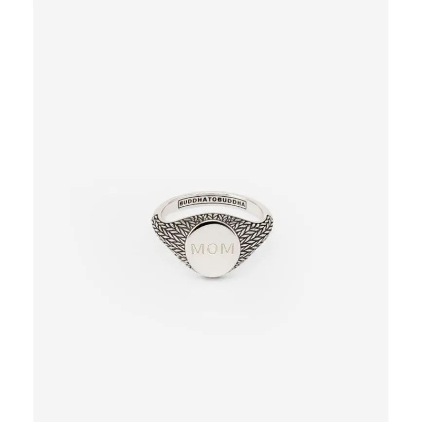 Buddha to Buddha Gravierbarer Ringe | Silber Ringe-Ring Ellen Signet Silber