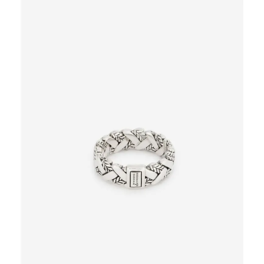 Buddha to Buddha Silber Ringe | Silberschmuck-Ring George Textur