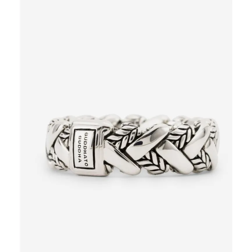 Buddha to Buddha Silber Ringe | Silberschmuck-Ring George Textur