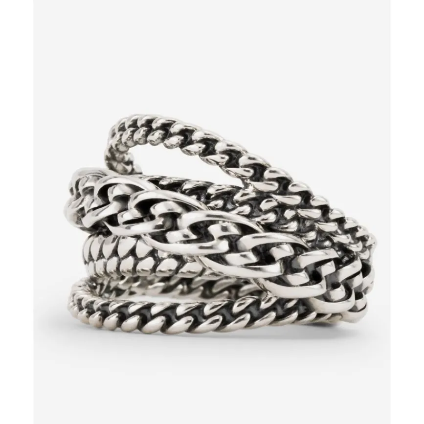 Buddha to Buddha Silber Ringe | Silberschmuck-Ring Multi Chain Nathalie