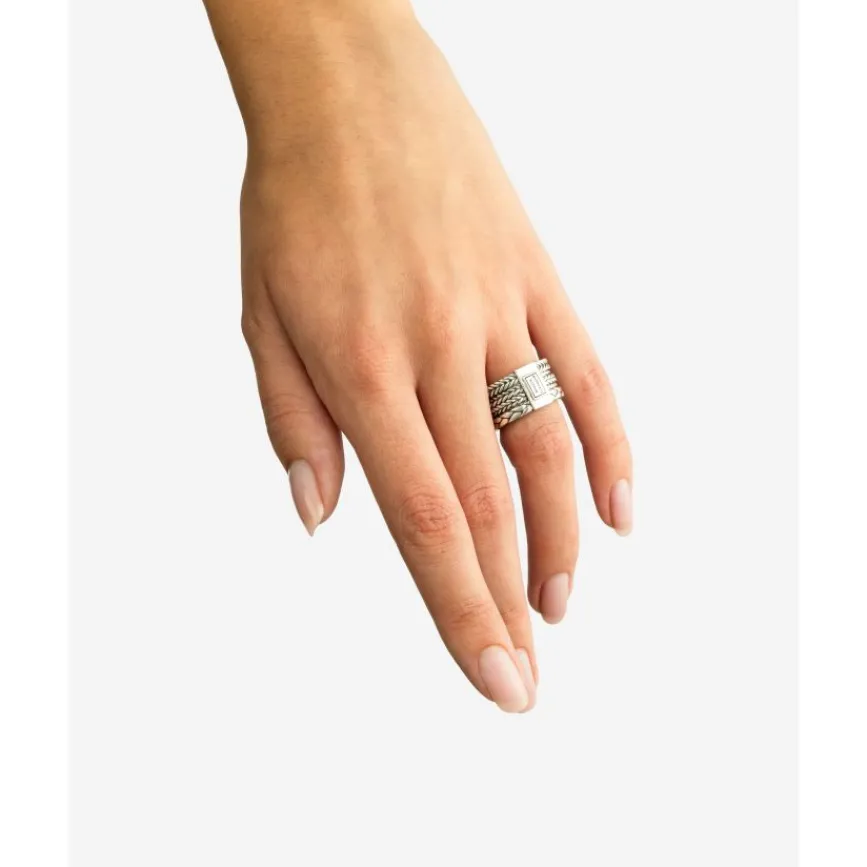Buddha to Buddha Silber Ringe | Silberschmuck-Ring Triple Mini