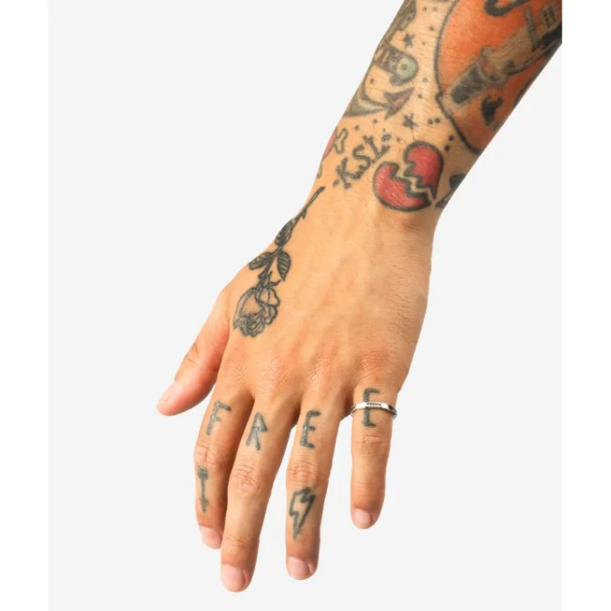 Buddha to Buddha Silber Ringe | Silberschmuck-Stacking Ring Barbara Mix Silber
