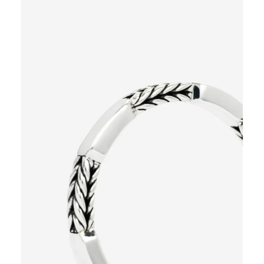 Buddha to Buddha Silber Ringe | Silberschmuck-Stacking Ring Barbara Mix Silber