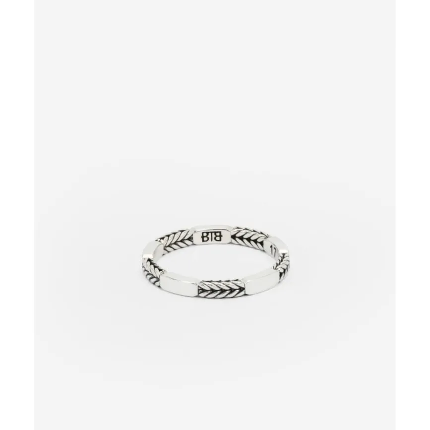 Buddha to Buddha Silber Ringe | Silberschmuck-Stacking Ring Barbara Mix Silber