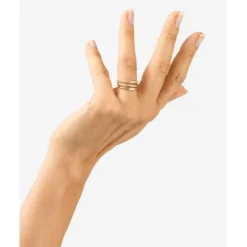 Buddha to Buddha Gold Ringe | Goldschmuck-Stacking Ring Katja Twist Gold 14kt