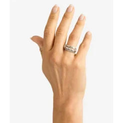 Buddha to Buddha Silber Ringe | Silberschmuck-Stacking Ring Nathalie Silber