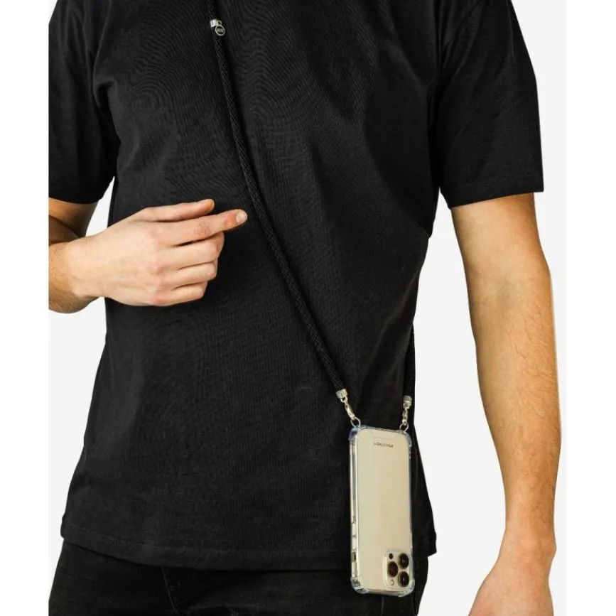 Buddha to Buddha Accessoires | Accessoires-Telefonkabel Silber Schwarz